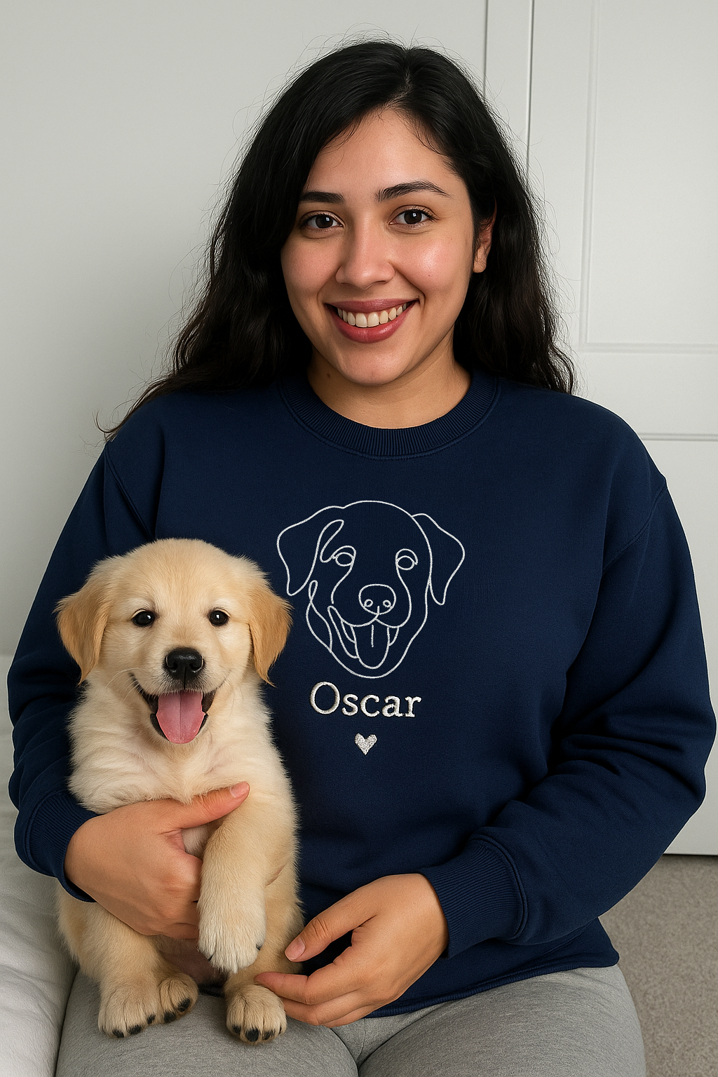 Personalized Line Art Sweatshirt